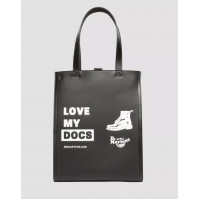 LOVE MY DOCS LEATHER TOTE BAG